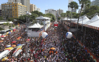 General view of the Parade Block at Circuit Campo Grande in Carnival on February 12, 2013 in Salvador, Brazil. Image: Getty