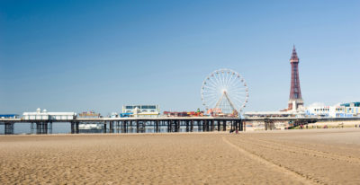 Blackpool beach