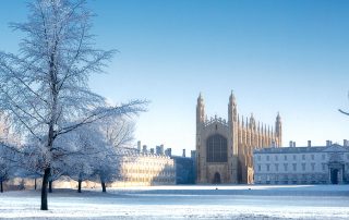Kings College from 'The Backs' in Cambridge. Image: Getty